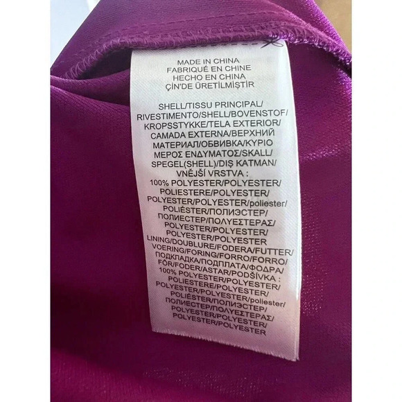 Lauren Ralph Lauren VIVID VIOLET Cocktail Party Dress Size 2 NEW - Picture 8 of 10